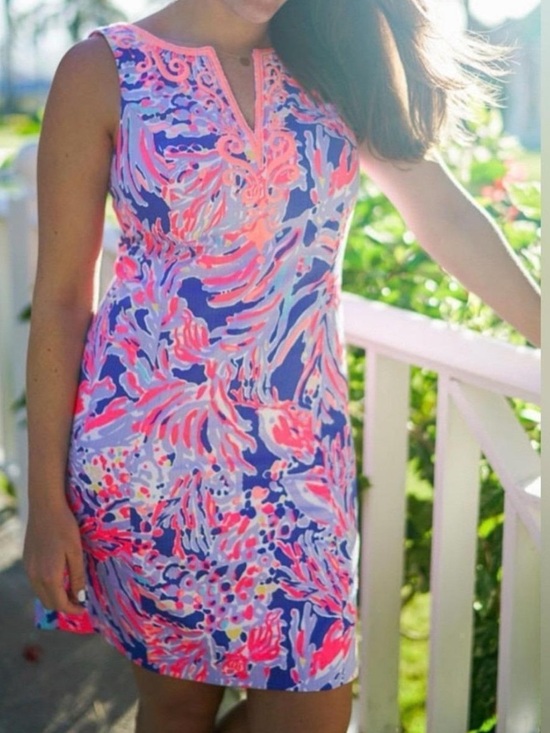 Lilly Pulitzer Dresses & Skirts - NWT Lilly Pulitzer LYSSA SHIFT Dress in SHRIMPLY CHIC Size 2 $198
